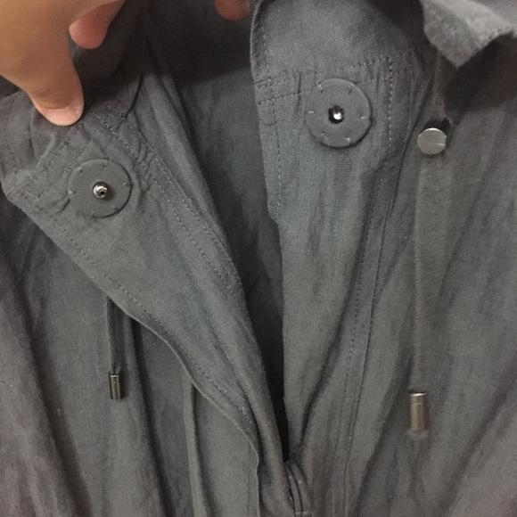 EILEEN FISHER Size 2XL Long Button Down Jacket - Picture 7 of 8